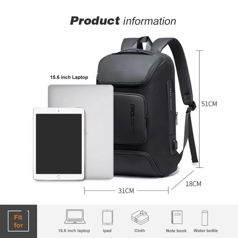 Bange BG-7078 Men Oxford Cloth Waterproof Backpack (Image 01)
