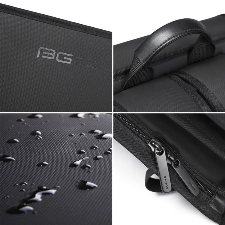 Bange BG-7252 Men Square Waterproof Laptop Backpack (Image 03)