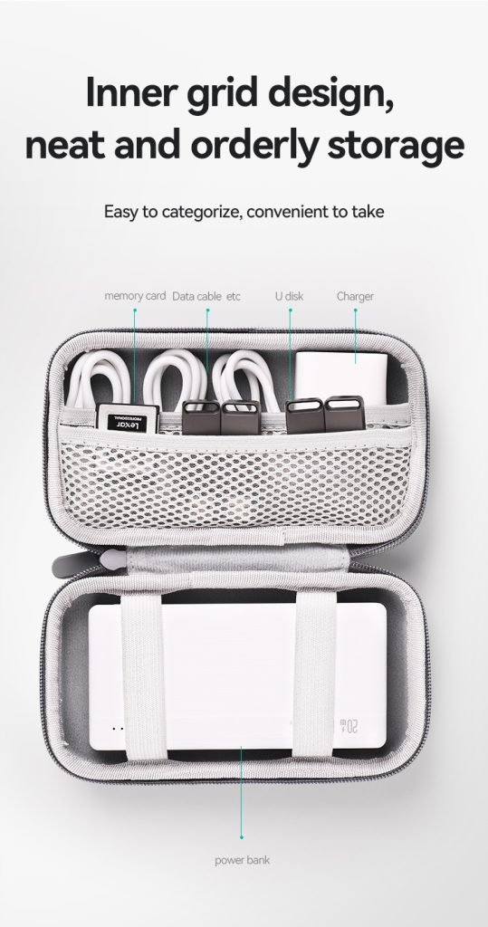 USAMS ZB263 Portable Storage Bag Pouch for Powerbank 1