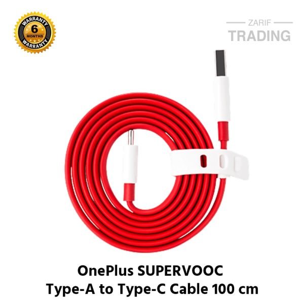 0600340 oneplus supervooc type a to type c cable 100 cm