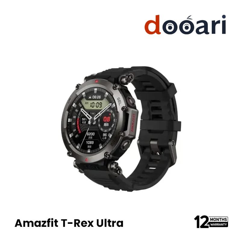 Amazfit T-Rex Ultra Rugged with GPS Smart watch